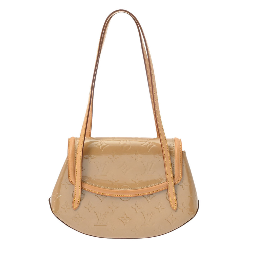 Louis Vuitton Vernis Monogram Bay Handbag Biscayne Noisette - Picture 2 of 11